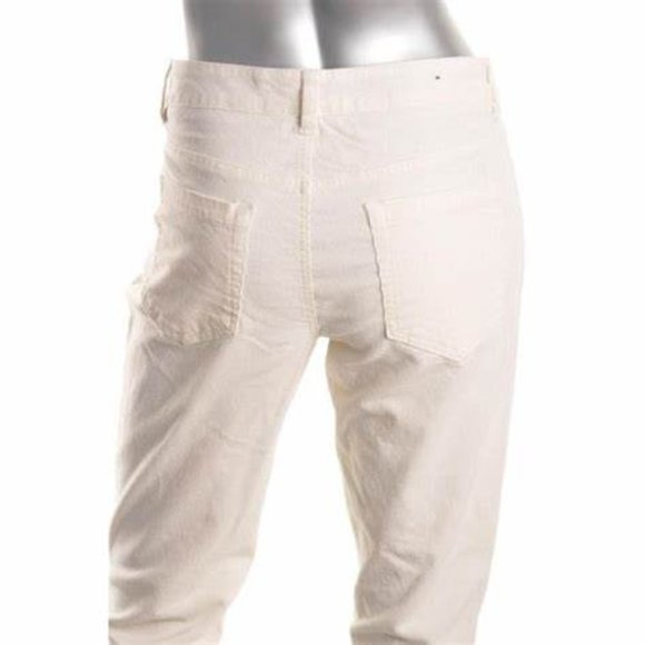 EUC Plus Size Women’s Tommy Hilfiger Ivory Straight Leg Corduroy Pants – Size 16 - Picture 2 of 14